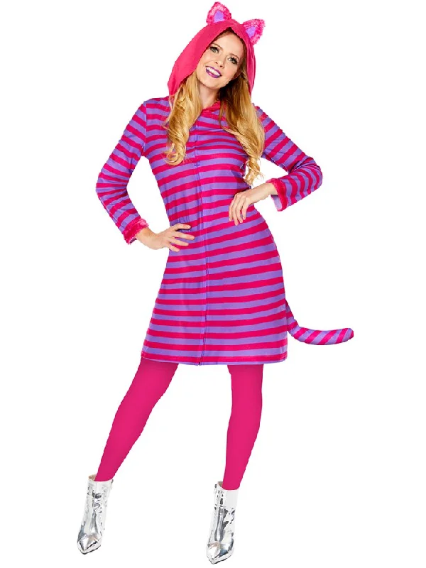 Cheshire Cat Onesie Dress - Adult Costume
