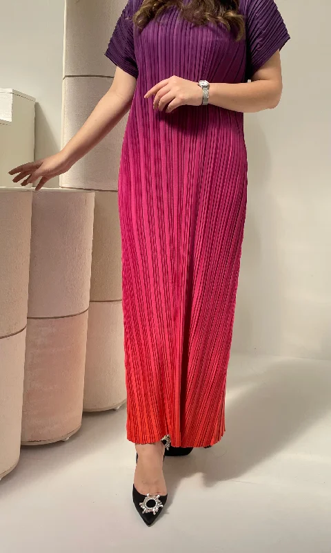 Purple with Orange