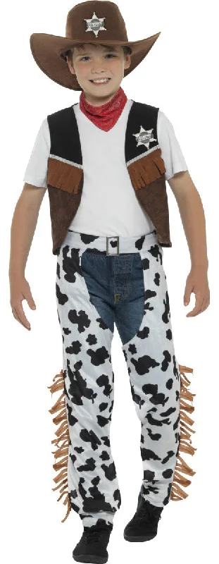 Texan Cowboy Boys Fancy Dress Western Fancy Dress