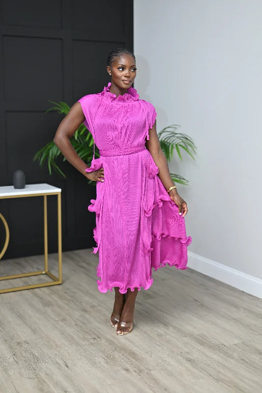 Melina Pleated Dress