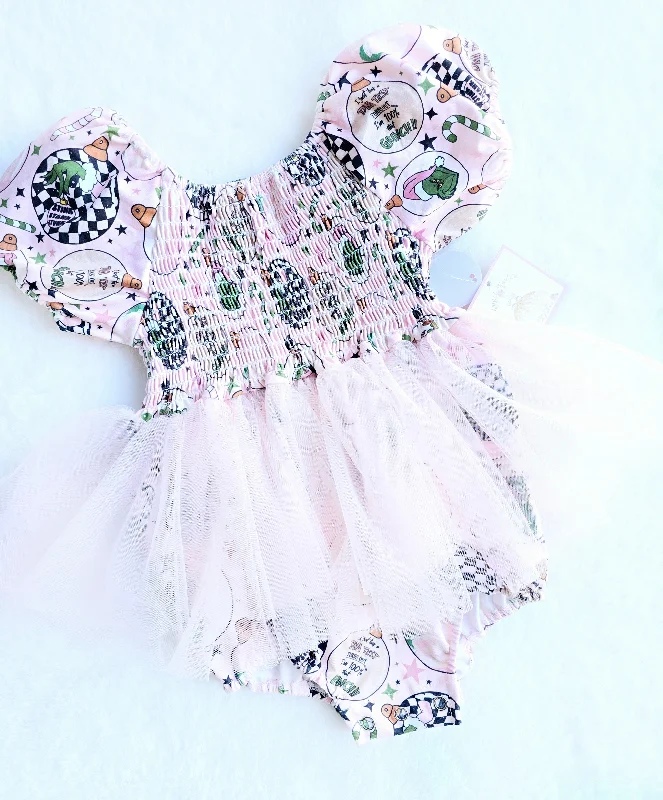 Baby Tutu Twinning Character Dresses - Pink Grinch