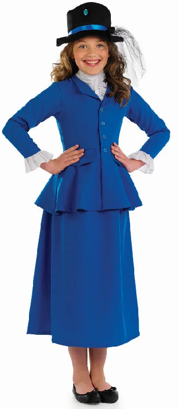 Girls Victorian Nanny World Book Day Character Fancy Dress Costume