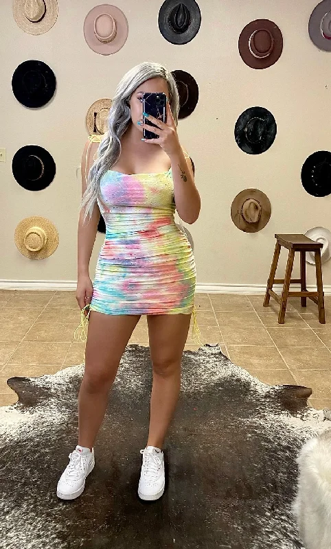 SAY SO- RUCHED DRESS