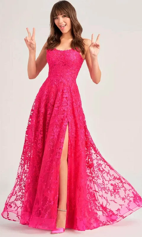 Ellie Wilde EW35222 - Floral Scoop Evening Dress