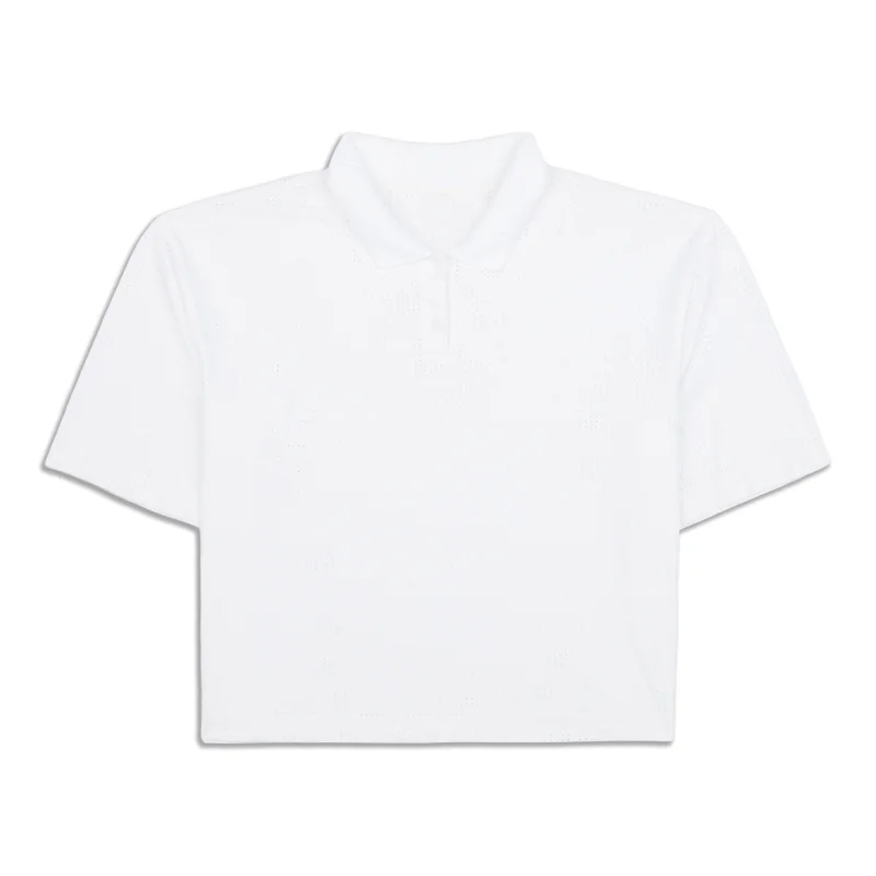 Classic-Fit Short-Sleeve Polo Shirt - Resale Casual Button-Up Short Tee