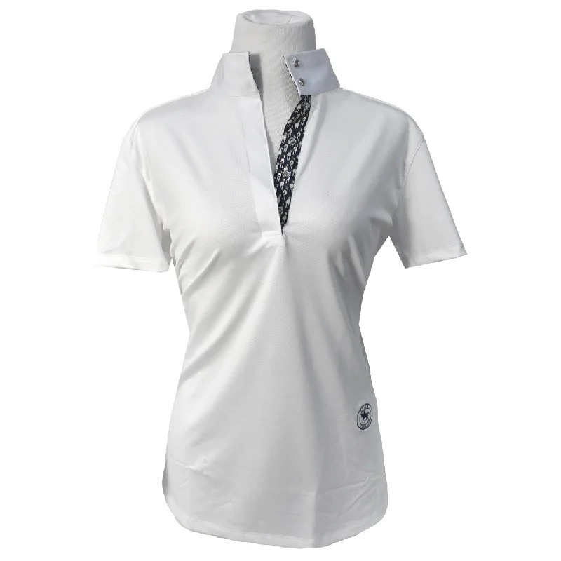 Essex Classics Ladies "Looking Back" Talent Yarn Straight Collar Short Sleeve Show Shirt Cozy Loose Fit Short Sleeve Essex Classics Ladies "Looking Back" Talent Yarn Straight Collar Short Sleeve Show Shirt Cozy Loose Fit Short Sleeve
