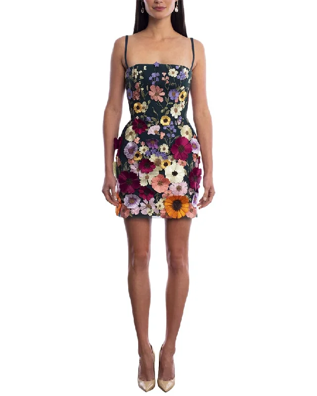 HELSI Hilma Mini Dress Trendy Wraparound Mini Dress