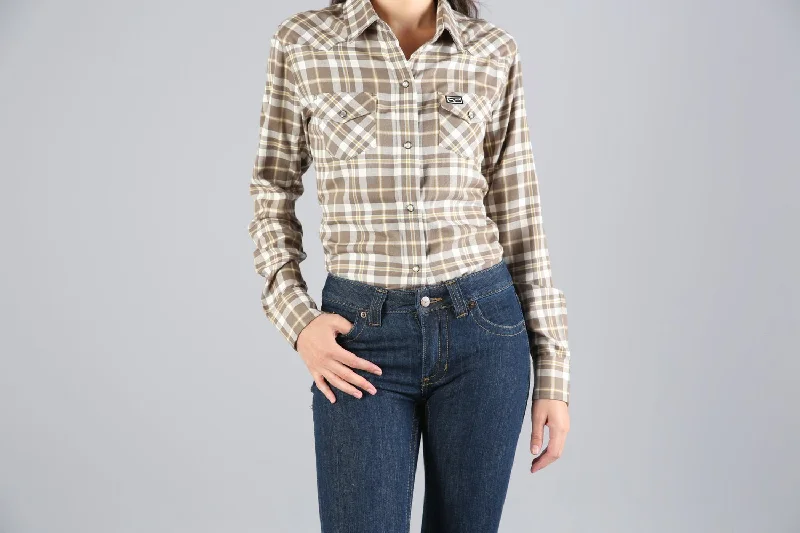 Kimes Ranch Womens San Mateo Flannel Natural Cotton blend L/S Shirt Fashionable Sheer Short Shirt Kimes Ranch Womens San Mateo Flannel Natural Cotton blend L/S Shirt Fashionable Sheer Short Shirt