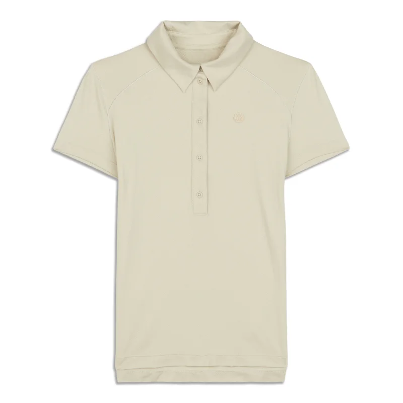 Quick Dry Short-Sleeve Polo Shirt - Resale Trendy Short Sleeve Tunic