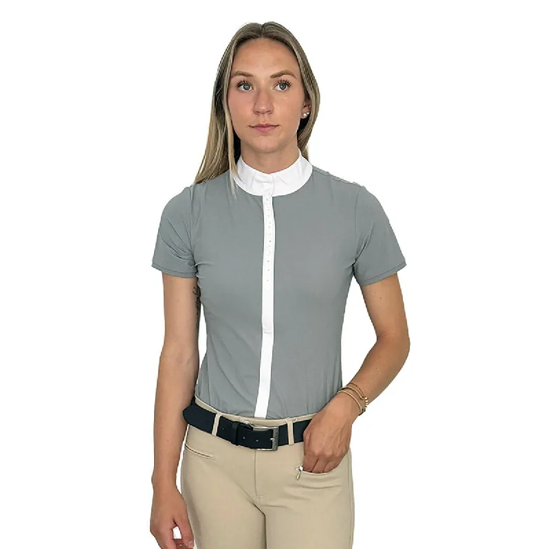 Samshield Women's Julia Intarsia Short Sleeve Show Shirt Comfortable Peplum Short Shirt Samshield Women's Julia Intarsia Short Sleeve Show Shirt Comfortable Peplum Short Shirt