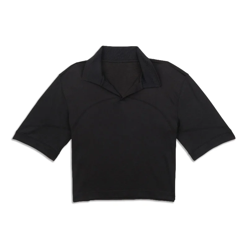 Swiftly Tech Relaxed-Fit Polo Shirt - Resale Stylish Round Neck Shirt