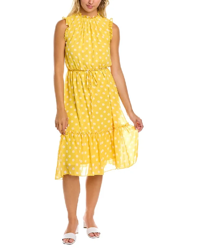 Tahari ASL Midi Dress Trendy Shift Midi Dress