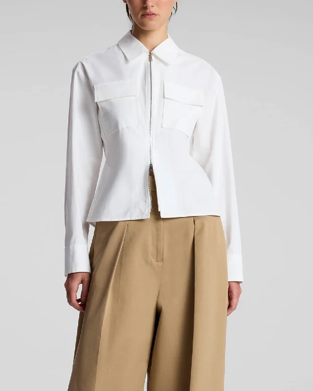 Sage Shirt Modern Short Sleeve Top