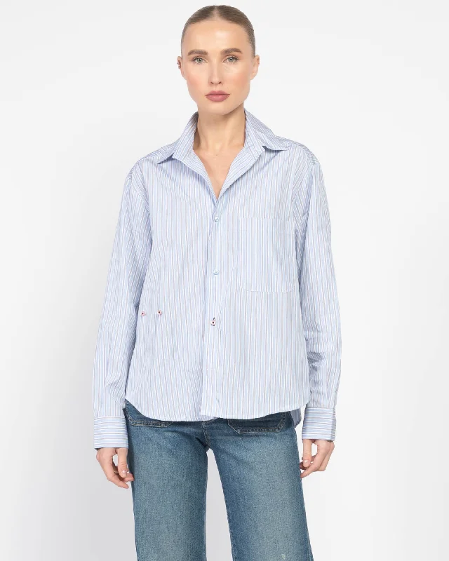 The Crop Shirt Trendy Short Sleeve Tunic