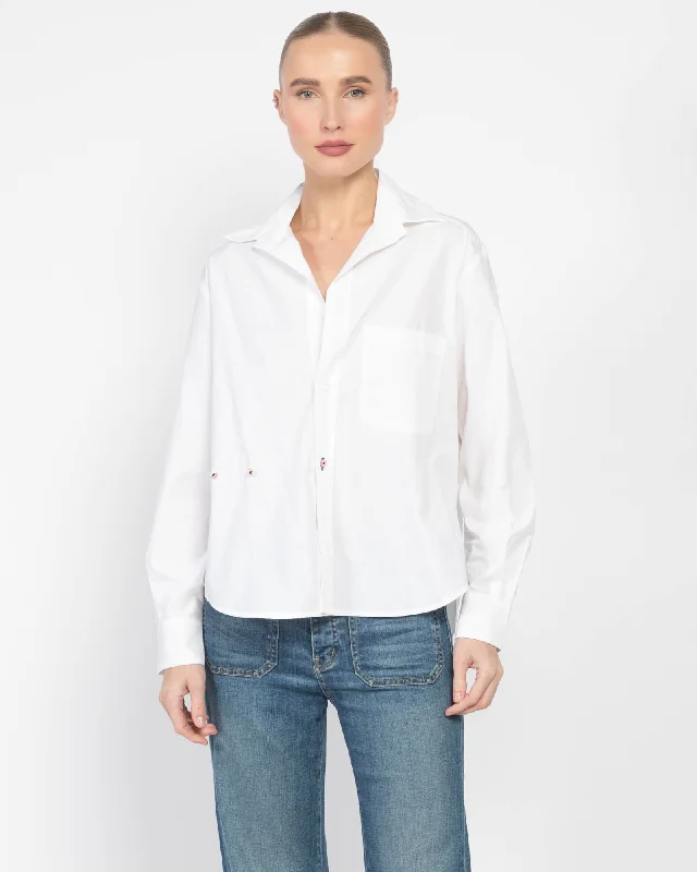 The Crop Shirt Comfortable Peplum Short Shirt