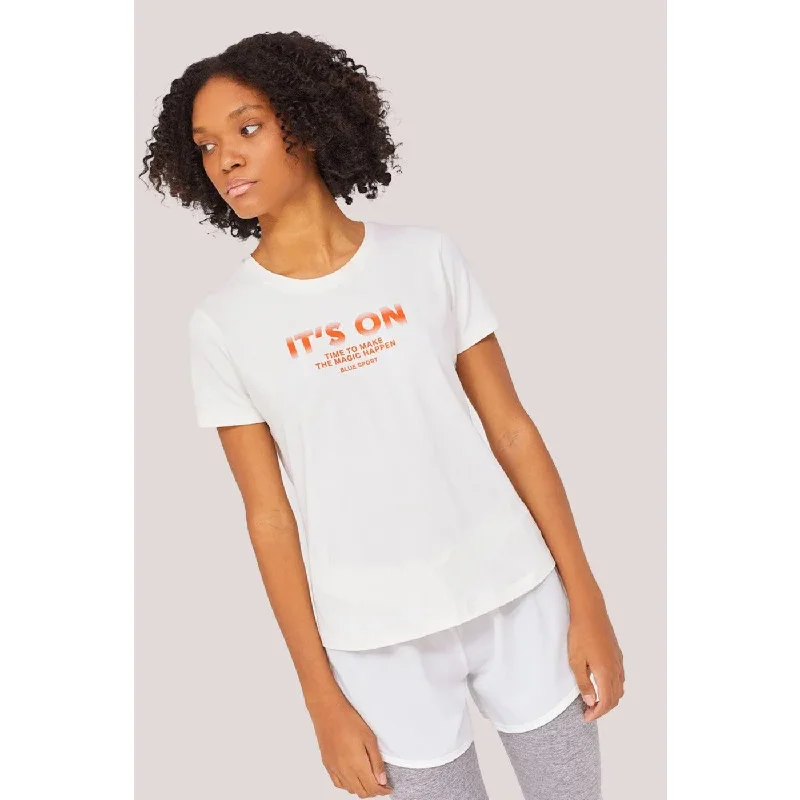 OffWhite Printed Tshirt Classic Cropped Short Sleeve