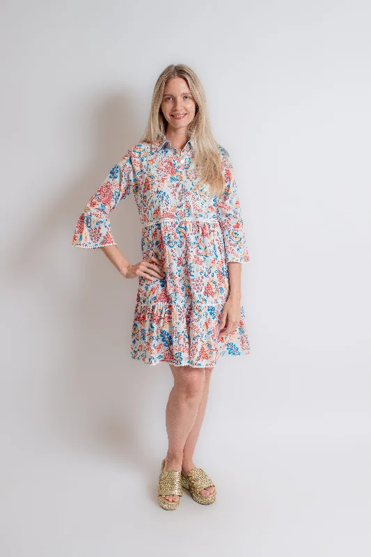 "Francis" Midi Dress Cozy Midi Dress with Pockets