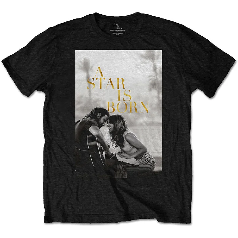 A Star Is Born | Official Band T-Shirt | Jack & Ally Movie Poster Plaid T-Shirt Polka Dot Checkered