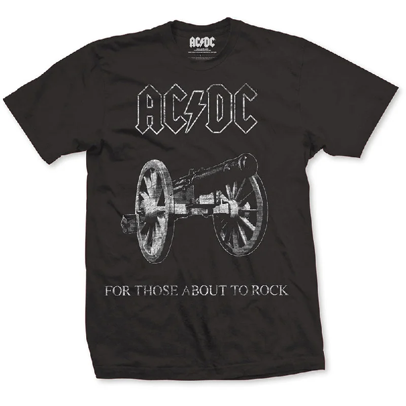 AC/DC | Official Band T-Shirt | About to Rock Mesh Fabric Canvas Fabric Denim Fabric