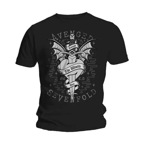 Avenged Sevenfold | Official Band T-Shirt | Cloak & Dagger Spandex Blend Rayon Blend Denim Blend