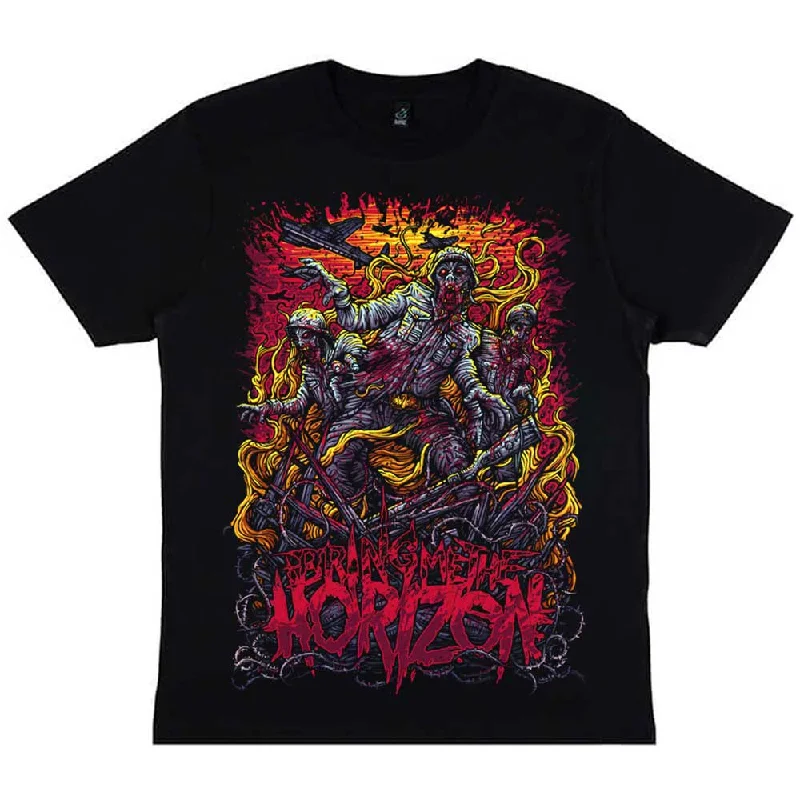 Bring Me The Horizon | Official Band T-Shirt | Zombie Army Elasticated Padded Insulated