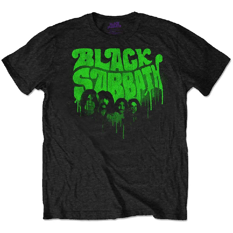 Black Sabbath | Official Band T-Shirt | Graffiti Satin Blend Silk Blend Wool Blend