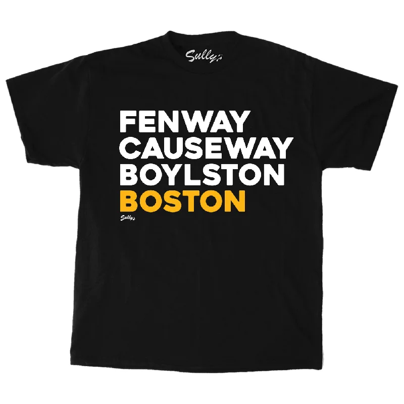 Fenway Causeway Boylston Boston - Hockey - T-Shirt Chenille Blend Fleece Blend Nylon Blend Fenway Causeway Boylston Boston - Hockey - T-Shirt Chenille Blend Fleece Blend Nylon Blend