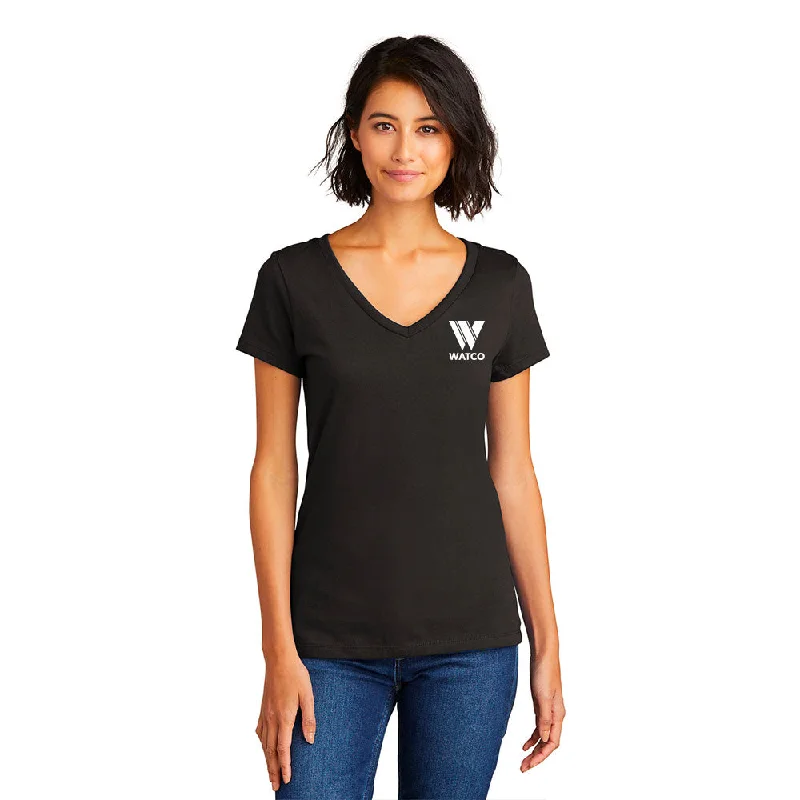 District ® Women’s Very Important Tee ® V-Neck - DT6503 CMSPLC Spandex Blend Rayon Blend Denim Blend District ® Women’s Very Important Tee ® V-Neck - DT6503 CMSPLC Spandex Blend Rayon Blend Denim Blend