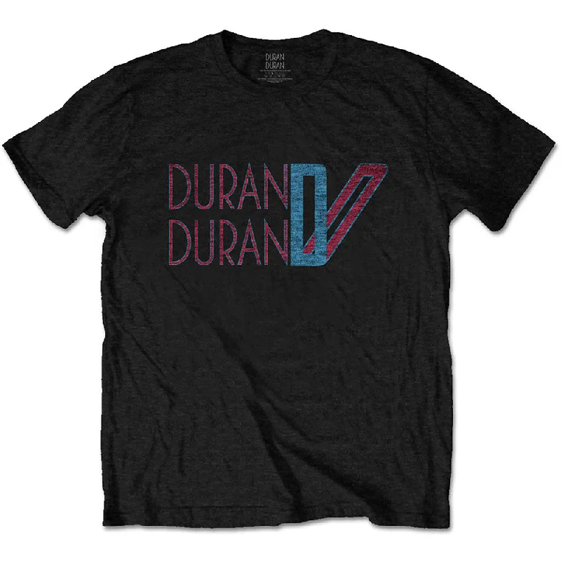 Duran Duran | Official Band T-shirt | Double D Logo Basic T-Shirt Crew Neck Short Sleeve Duran Duran | Official Band T-shirt | Double D Logo Basic T-Shirt Crew Neck Short Sleeve