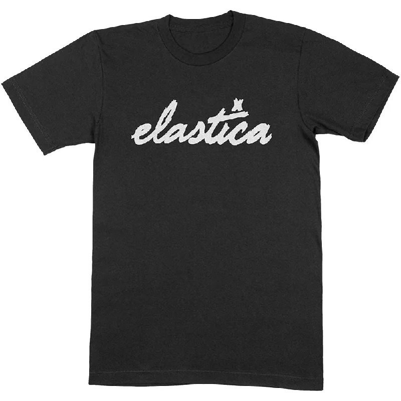 Elastica | Official Band T-Shirt | Classic Logo Layered Multi-layer Single Layer