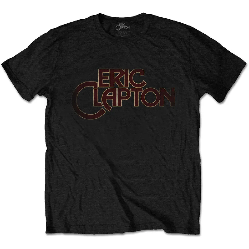 Eric Clapton | Official Band T-Shirt | Big C Logo Seamless Knitted Crochet