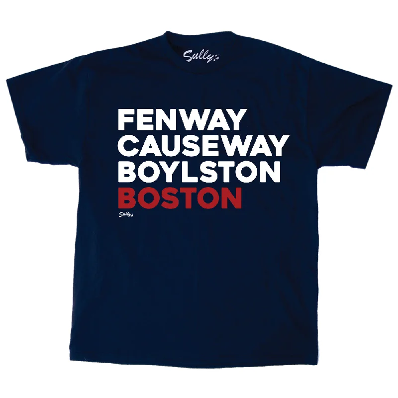 Fenway Causeway Boylston Boston - Baseball - T-Shirt Denim Fabric Leather Fabric Suede Fabric Fenway Causeway Boylston Boston - Baseball - T-Shirt Denim Fabric Leather Fabric Suede Fabric