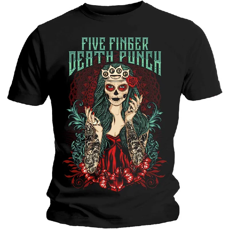 Five Finger Death Punch | Official Band T-Shirt | Lady Muerta Modern Contemporary Chic