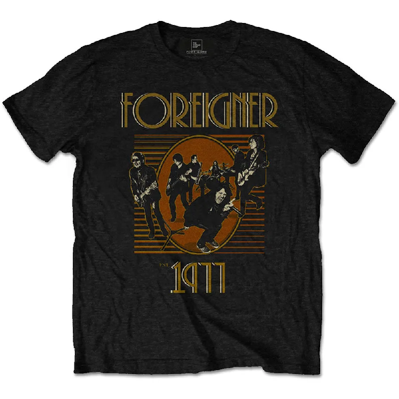 Foreigner | Official Band T-Shirt | Est' 1977 Elegant Classic Vintage