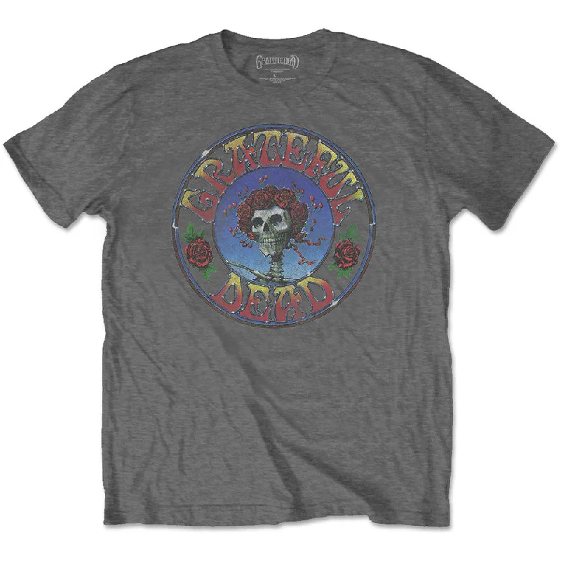 Grateful Dead | Official Band T-Shirt | Bertha Circle Vintage Wash Ribbed Striped Patterned Grateful Dead | Official Band T-Shirt | Bertha Circle Vintage Wash Ribbed Striped Patterned