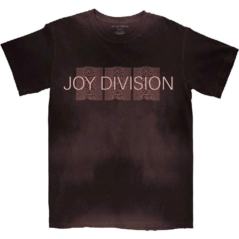 Joy Division | Official Band T-shirt | Mini Repeater Pulse (Dip-Dye) Front Pockets Side Pockets Patch Pockets