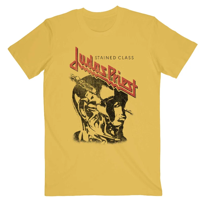 Judas Priest | Official Band T-shirt | Stained Class Vintage Head Terry Blend Velvet Blend Canvas Blend