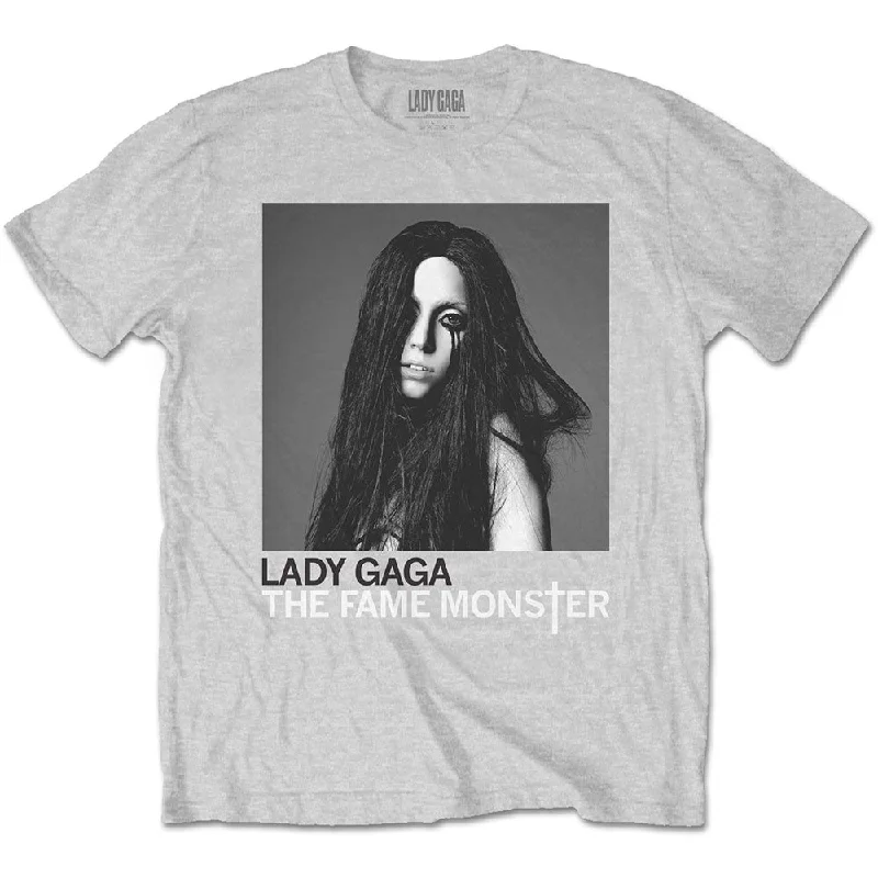 Lady Gaga | Official Band T-Shirt | Fame Monster Houndstooth Herringbone Solid