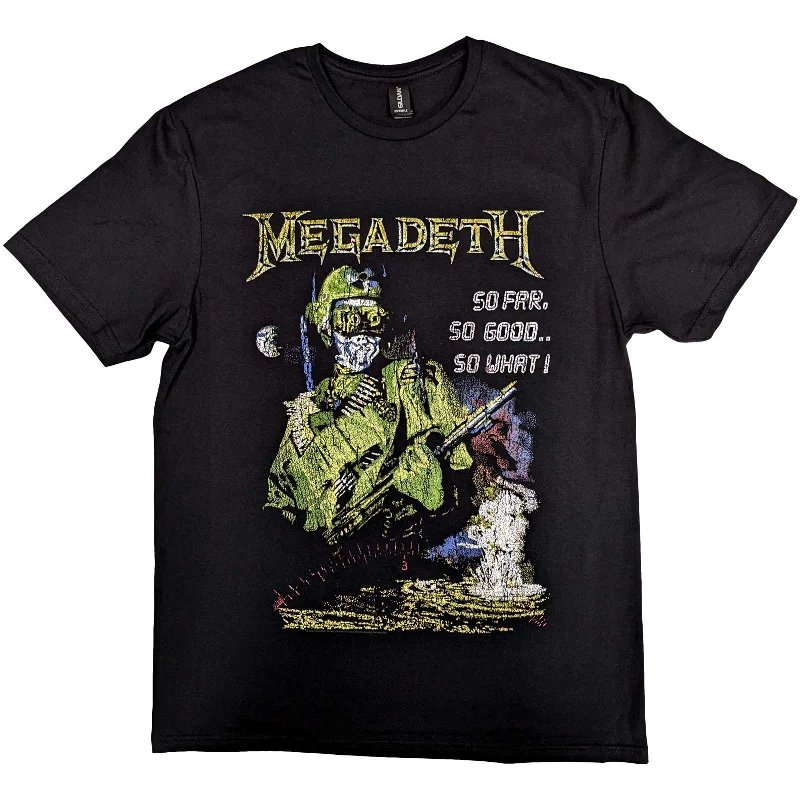 Megadeth | Official Band T-Shirt | SFSGSW Explosion Vintage Layered Multi-layer Single Layer