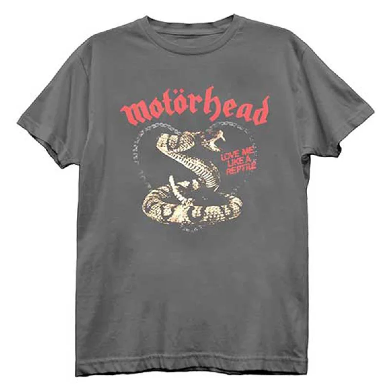 Motorhead | Official Band T-Shirt | Love Me Like A Reptile Cotton Fabric Linen Fabric Terry Fabric Motorhead | Official Band T-Shirt | Love Me Like A Reptile Cotton Fabric Linen Fabric Terry Fabric