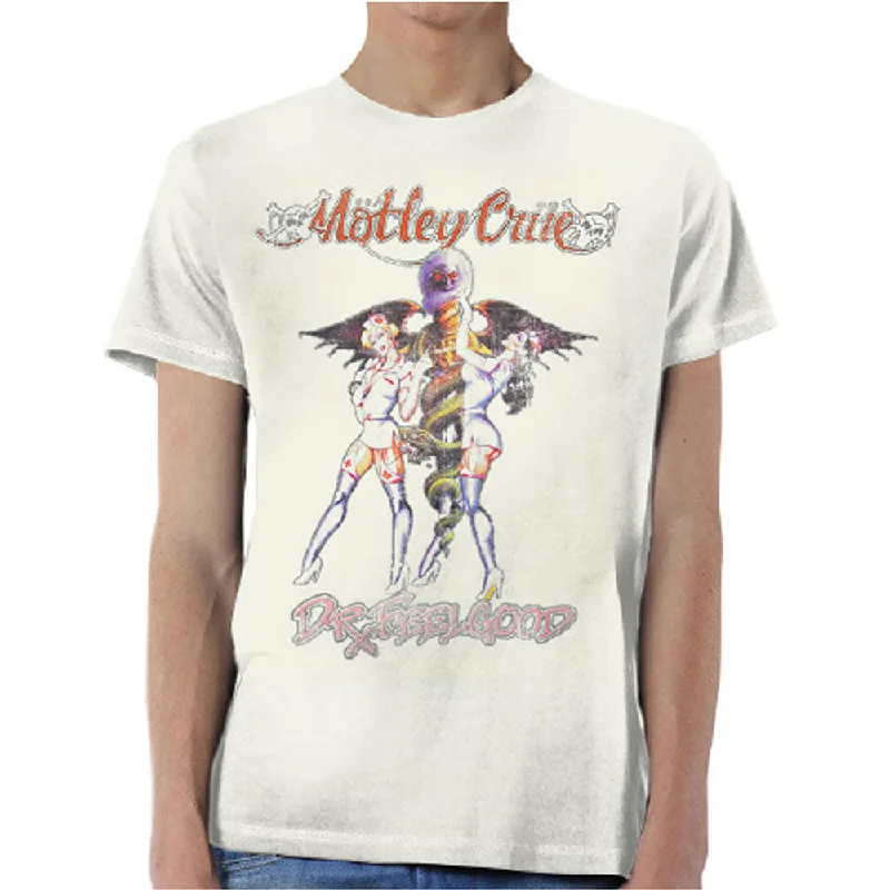 Motley Crue | Official Band T-Shirt | Dr Feelgood Vintage Cotton Fabric Linen Fabric Terry Fabric