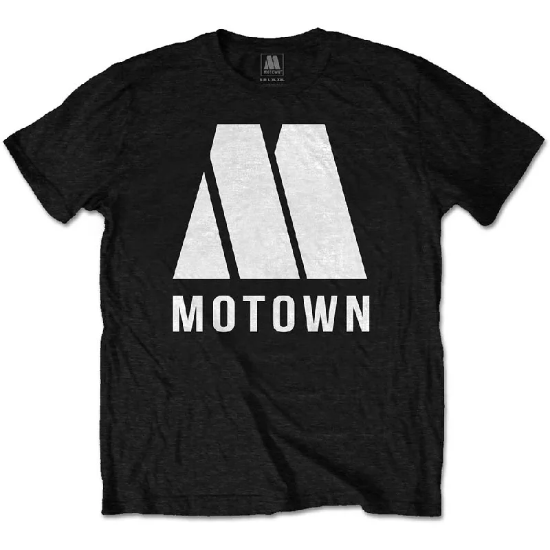 Motown | Official Band T-Shirt | M Logo Notch Collar Peter Pan Collar Cowl Neck