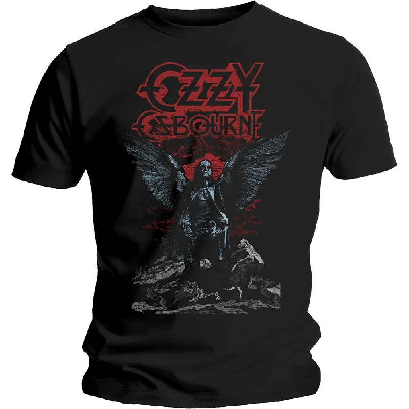 Ozzy Osbourne | Official Band T-Shirt | Angel Wings Cozy Warm Stylish