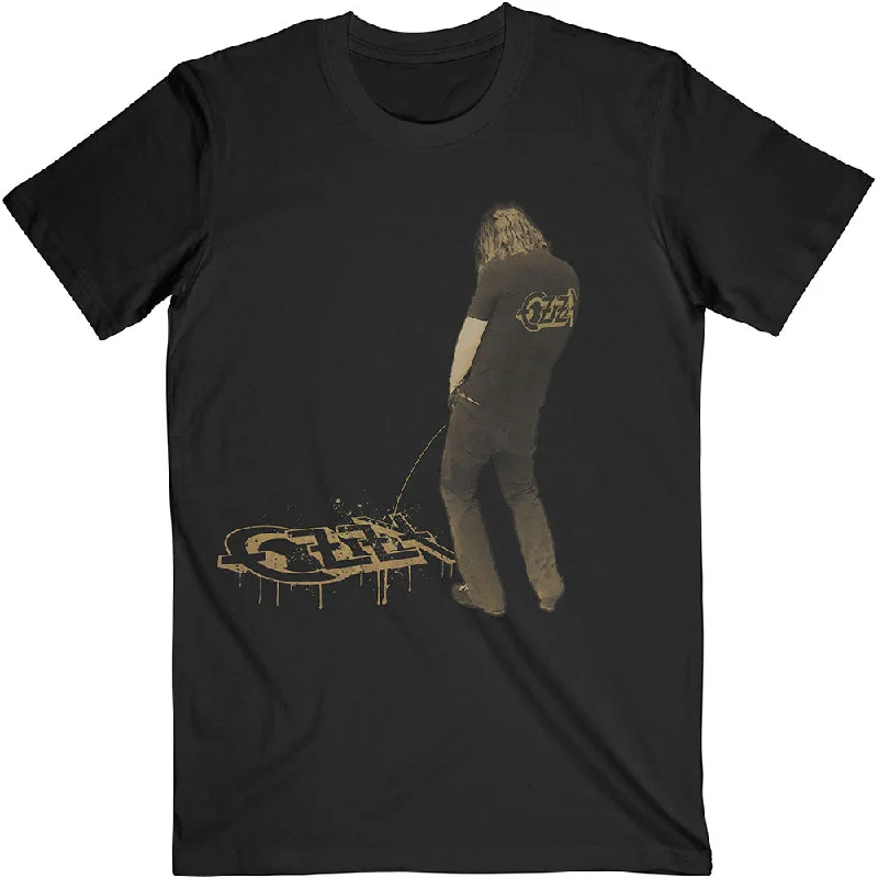 Ozzy Osbourne | Official Band T-Shirt | Perfectly Ordinary Leak Fleece Fabric Down Fabric Feather Fabric