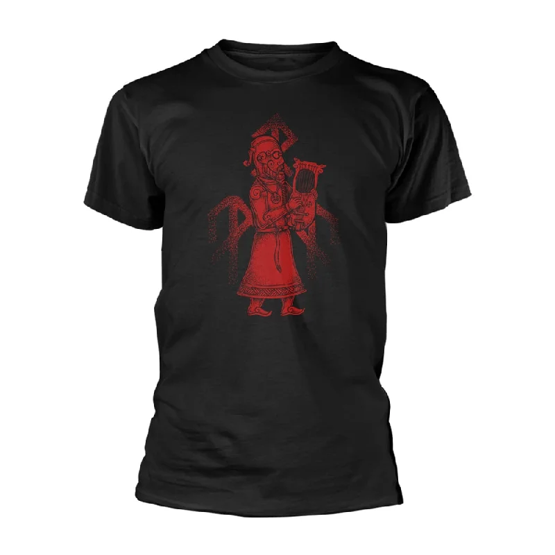 Wardruna Unisex T-shirt: Skald Striped Floral Plaid