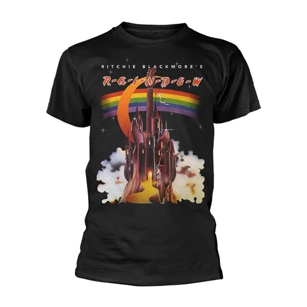 Rainbow | Official Band T-Shirt | Ritchie Blackmore's Rainbow Album Seamless Knitted Crochet