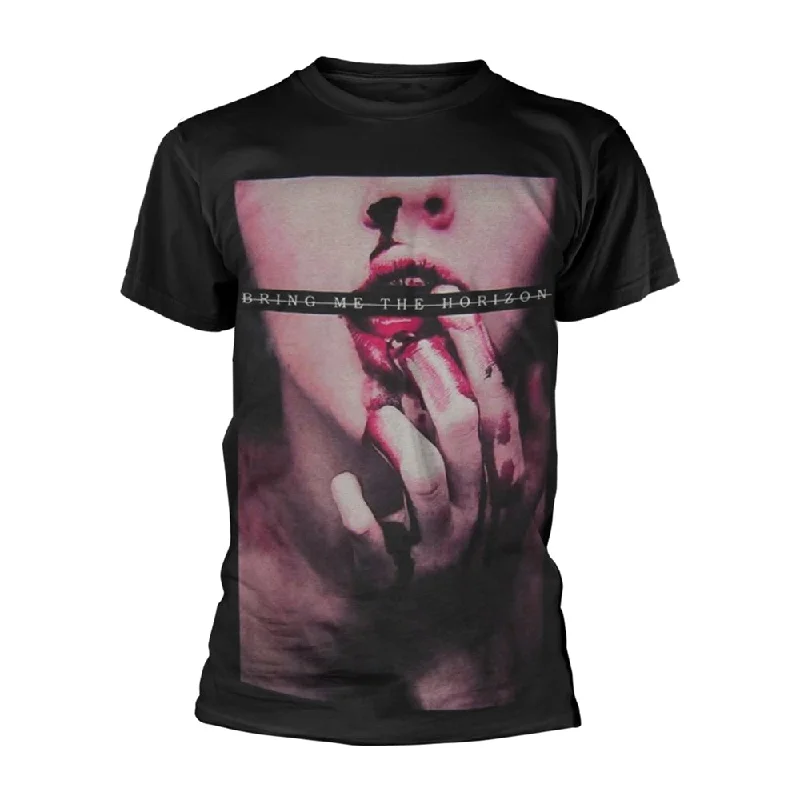 Bring Me The Horizon | Official Band T-Shirt | Bloodlust (jumbo print) Mesh Blend Leather Blend Suede Blend