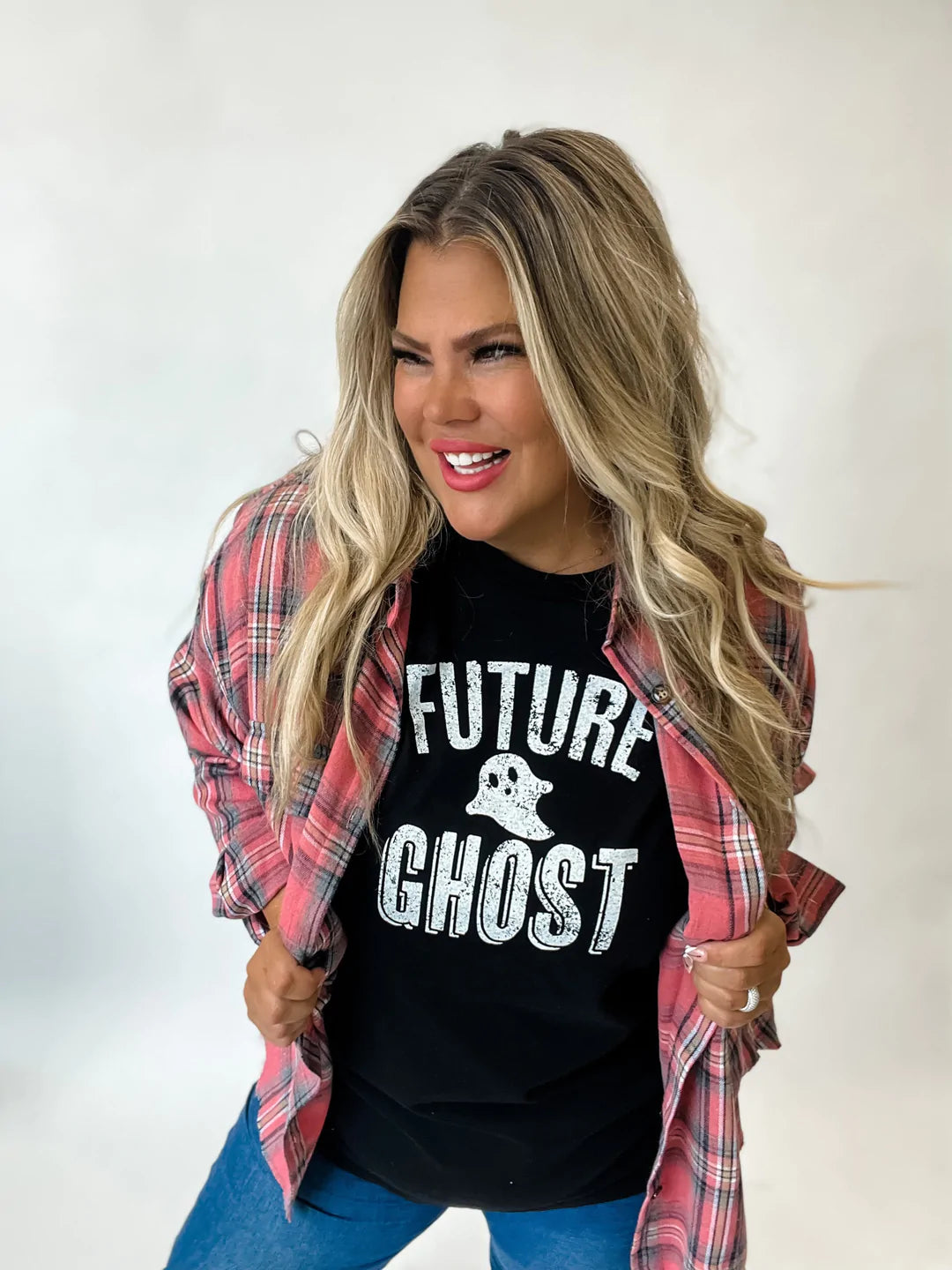 "Future Ghost" by Blakeley - Graphic Tee Elegant Classic Vintage