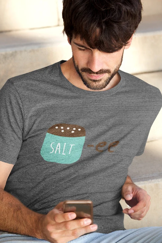 Salt-ee T-Shirt - Funny Unisex Jersey Short Sleeve Tee V-Neck T-Shirt Long Sleeve Cotton Salt-ee T-Shirt - Funny Unisex Jersey Short Sleeve Tee V-Neck T-Shirt Long Sleeve Cotton