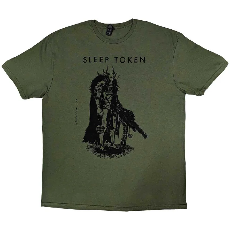 Sleep Token | Official Band T-shirt | The Summoning Solid Color Striped Floral